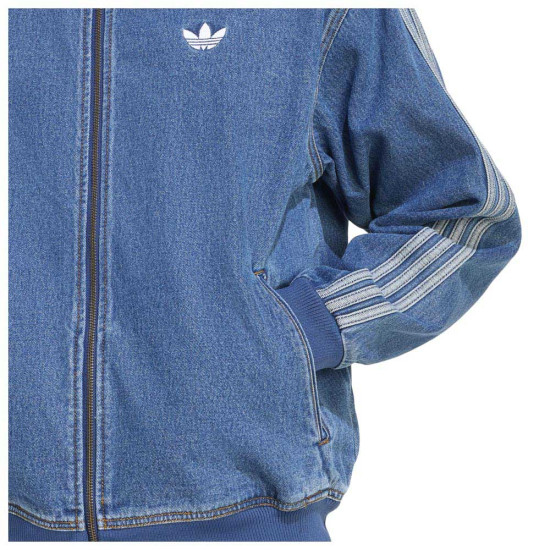 Adidas Ανδρική ζακέτα Adicolor Denim Firebird Track Top